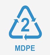 Recycling Zeichen MDPE