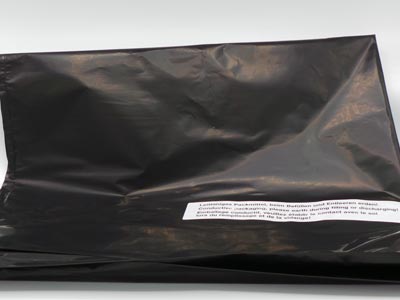 Black dissipative bag, 50my